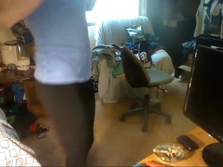 brief striptease showing off my assets