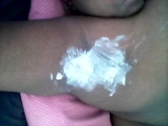 Start of Shaving My Underarm