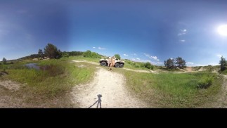 066 - 预告片 - Izzy Delphine + Nikky Dream 女同性恋软核 3DVR360 SBS