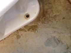 I took a leak on the floor