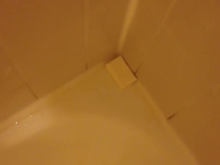 Washing a Bar of Soap with Piss in the Hotel Shower