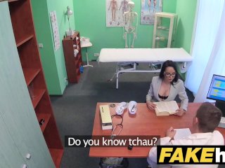 Fake Hospital Doctors thick dick stretches hot Portuguese pussy lips screenshot number 1