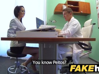 Fake Hospital Doctors thick dick stretches hot Portuguese pussy lips screenshot number 2