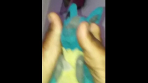 Foot Play with my Plushie