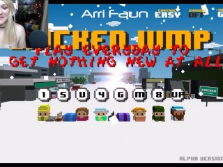 Gamer Girl Trys to Play while Cumming_on Vibrator MultipleOrgasms