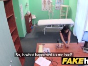 Preview 3 of Fake Hospital Shy brunette has explosive orgasms when fucking her doctor