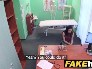 Fake Hospital Shy Brunette Has Explosive Orgasms_When Fucking Her_Doctor