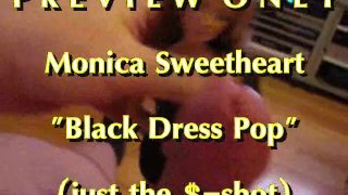 PREVIEW Monica Sweetheart Black Dress Pop
