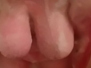 My huge tits swinging back and forth in slow motion