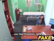 Preview 2 of Fake Hospital Cock hungry oriental French chick gets deep pussy fucking