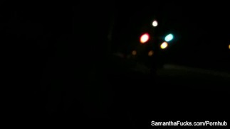 Busty rubia Samantha Saint tiene una noche en la ciudad
