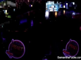 Total bombshell Samantha Saint teases thecamera