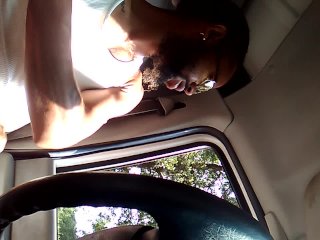 Driving and stroking... I was sohorny (OnlyFans/NickSteeleDick)