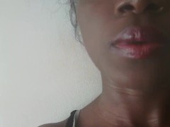 Lip gloss...lip playing