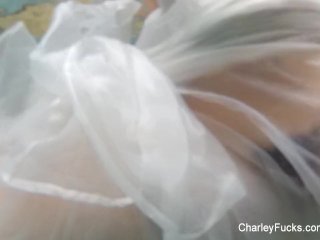 Underwater tease_with stacked brunette Charley Chase