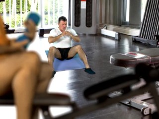 Gym Dagboeken Voyeur Cumshot Compilatie