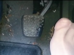 Badelatschen im Auto ** Nylon Feet **