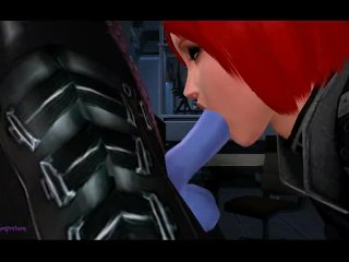 Shepard Fucked By Asari Commando (futa)
