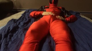 Part 2 Of Having A Good Time Humping In My Deadpool Gear