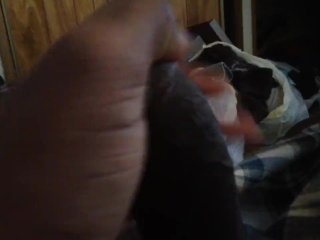 Jerking off video 1... I can't really cum over a lesbian video..