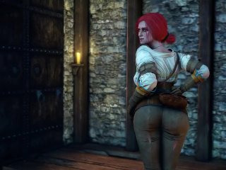 cartoon, naughtygaming, anime, the witcher 3 triss