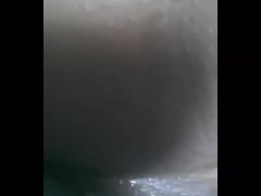 Rubbing wet pussy to intense orgasm