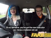 Preview 3 of Fake Driving School Instructor cums over learners pussy after anal