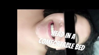 Head in A Comfortable Bed