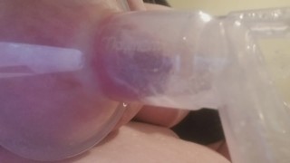 Electric Breast Pumping My Tits