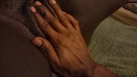 A Handful of Sweet Black Pussy (Watch her cum 4 times)