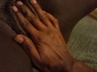 A Handful of Sweet Black Pussy (Watch her Cum 4 Times)