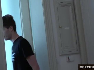 Wife Chrissy Curves takes BBC anally while husband eats cum