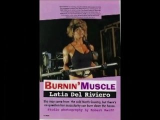 Burnin' Muscle...Exotic Muscle Goddess Latia_Del Riviero