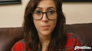 Nerdy Attractive Big-Boob Youtuber And