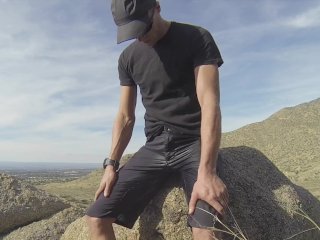 Squirting Piss_in Public While Driving_and Hiking