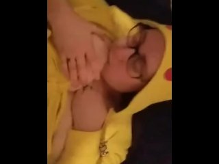 orgasm, bbw, solo female, cosplay