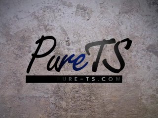 BTS video of amateur TS starlet Jenna Gargles getting fucked bareback screenshot number 0