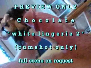 PREVIEW ONLY: Chocolate Mocha in White Lingerie (2)