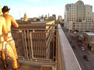 TwoLongHorns Fuck Bareback Raw Outdoors Risky Public College Cowboy Boots