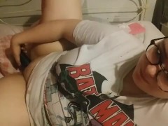 Talking awkwardly while fucking myself