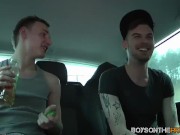 Preview 5 of Kai Alexander has hardcore threesome in the moving car