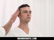 Preview 3 of MormonBoyz-Clean-cut Mormon boy barebacked in church