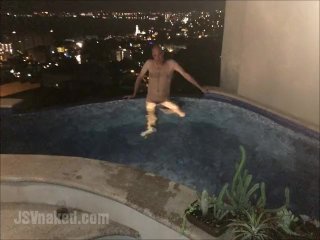 Balcony Pool: JSV Flashes the City (Quick Dick Flicks)