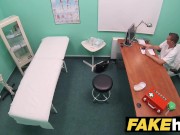Preview 5 of Fake Hospital Petite blonde Czech patient health test ends with hot wet sex