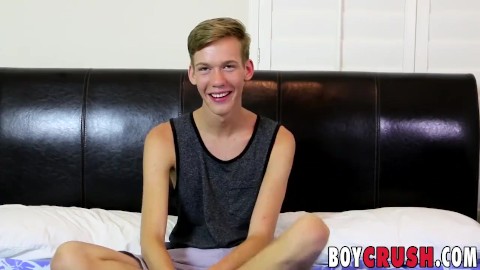 Nasty twink Tyler tells us what he likes doing while fucking