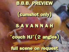 Preview Only: Savannah couch handjob (cumshot only) - Screenshot 2 of 16 - Butterbbb