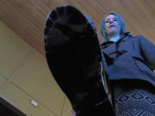 Lux Lives Giantess Snowy Boot Worship