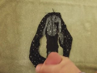 One More Load In The Cuckold's Wife's Panties Before I Give Them Back