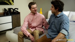 Shy Twinks' First Porn With Jimmy Clay Is Up Next On Doorbuddies