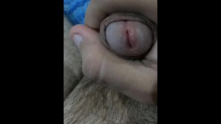 play with my cock, masturbating and cumshot